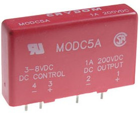 M-ODC5A, I/O цифровой модуль 3-8VDC 18мА выходной 1A/250VDC 4кВ