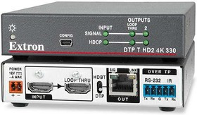 Передатчик DTP на длинные дистанции для HDMI с локальным выходом Extron DTP T HD2 4K 330