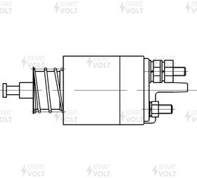 VSR0303, Реле втягивающее стартера для с/т МТЗ-80/82/ГАЗ/ПАЗ дв. ММЗ-Д240/245/260 (12В) (VSR 0303)