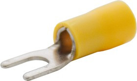 Engard Наконечник вилочный изолированный НВИ 4,0-6,0 отверстие под М8, цвет желтый (1 пакет/50 шт.) NVI-6-8-Y