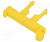 P1-16N, Держатель провода, DIN-рейка, на защелки, Цвет: желтый, -25-100°C