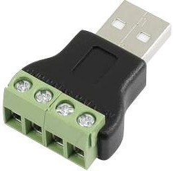 CLB-JL-8141, Разъем USB, End W/Terminals, USB Типа A, USB 3.0, Штекер, 4 вывод(-ов), Монтаж на Кабель