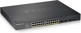 Коммутатор Zyxel NebulaFlex XGS1930-28HP XGS1930-28HP-EU0101F 24x1Гбит/с 4SFP+ 24PoE 24PoE+ 375W управляемый