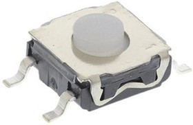 KSC241GLFS, Тактильная кнопка, KSC2 Series, Top Actuated, SMD (Поверхностный Монтаж), Round Button, 350 гс