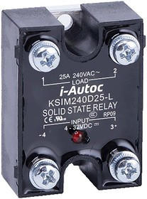 KSIM380D16-L, Solid State Relay, 16 A Load, Panel Mount, 440 V ac Load, 32 V dc Control