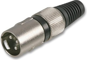 PLS00214, XLR Plug, 3 Pole