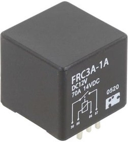 FRC3A-1A-DC12V, Реле электромагнитное, SPST-NO, Uобмотки 12ВDC, Монтаж PCB