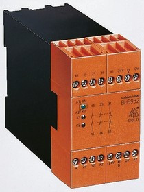 BH5932.22 DC24V 15IPM, Dual-Channel Speed/Standstill Monitoring Safety Relay, 24V dc, 3 Safety Contacts