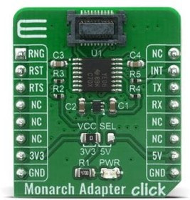MIKROE-4057, Sockets &amp; Adapters Monarch Adapter Click