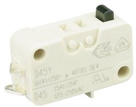 D453-B8AA, Micro Switch D4, 16A, 1CO, 4N, Plunger