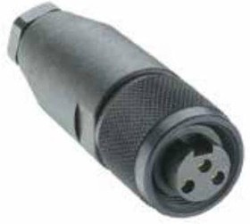21 03 319 4801, Circular Connector, M12, Socket, Right Angle, Poles - 8, Screw Terminal, Cable Mount