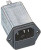RIR-0622-H, Filtered IEC Power Entry Module, IEC C14, General Purpose, 6 А, 250 В AC, 1-Pole Fuse Holder