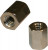 160-000-006R032, D-Sub Tools &amp; Hardware 4-40 FMALE COUPL NUT NICKEL PLATED