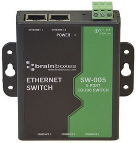 SW-005, Switch Ethernet; unmanaged; Number of ports: 5; 5?30VDC; RJ45