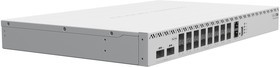 Коммутатор MikroTik CRS518-16XS-2XQ 16xSFP28 25Гб, 2xQSFP28 100Гб, 1xRJ45 100Мб, коммутация до 1.2Тб, RouterOS
