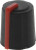 3/03/TP110-006/237/230, 11.5mm Black Potentiometer Knob for 6mm Shaft Splined, 3/03/TP110-006/237/230