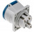 1395, IP44 Blue Panel Mount 3P Industrial Power Socket, Rated At 32A, 230 V