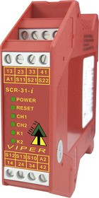 280002-P, Dual-Channel Emergency Stop, Safety Switch/Interlock Safety Relay, 24V ac/dc, 3 Safety Contacts