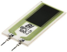 BPC5101J, Резистор в сквозное отверстие, 100 Ом, Серия BPC, 5 Вт, ± 5%, Радиальные Выводы, 500 В