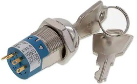 KO129CA126, Keylock Switches 4A 125VAC 2A 250VAC Key Pull Pos. 3