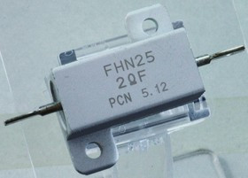 FHN25 2.2KOHMF, 2.2k 20W Wire Wound Chassis Mount Resistor FHN25 2.2KOHMF ±1%