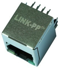 LPJD4622BDNL, Cоединители Ethernet RJ45 1x4 Tab Up 1:1 GreenPHY 1000Base-T