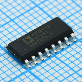 SI8660BD-B-IS, Цифровой изолятор 5кВ шестиканальный общего применения 16SOIC