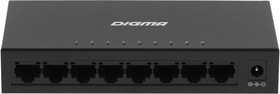 Коммутатор Digma DSW-208GE 8x1Гбит/с неуправляемый