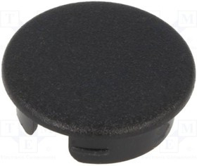 A4116000, Cover without line, 13.5mm, Black