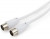 Телевизионный кабель Coaxial M/F 1.8 м белый CCV-515-W
