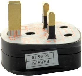 9518 13A BOX OF 20 BLK, Power Entry Connector, UK Mains Plug, 13 A, Black, 240 V