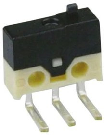 DH2C-C5AA, Micro Switch DH, 500mA, 1CO, 0.9N, Plunger