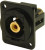 CP30232M3B, Сквозной адаптер RCA, M3 Hole, FT, Штекер RCA / Phono, Штекер RCA / Phono