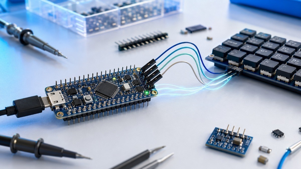 Pi Pico выводит Bluetooth-клавиатуры на шину I2C