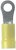 PV10-38R-L, Ring Tongue Terminal 10-12AWG Copper Yellow 33.3mm Tin Bottle