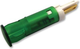 QS81XXG12, LED Indicator, Soldering Lugs, Fixed, Green, DC, 12V