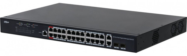 DH-PFS4226-24GT-370, Коммутатор PoE DAHUA DH-PFS4226-24GT-370, Коммутатор PoE DAHUA