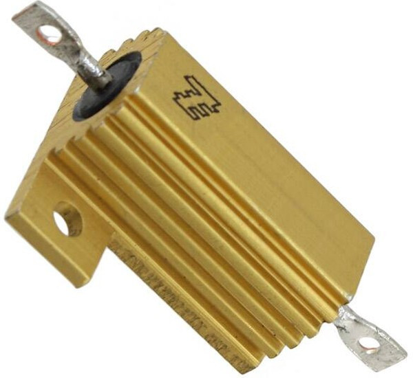 AX25WR-1R, Резистор: проволочный, с радиатором, винтами, 1Ом, 25Вт, ±5%