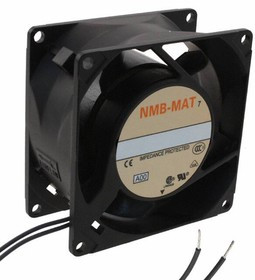 3115FS-23W-B30-A00, AC Axial Fan, серия 3115FS, 230V, Square, 80 мм, 38 мм, Качения, 33 фут³/мин