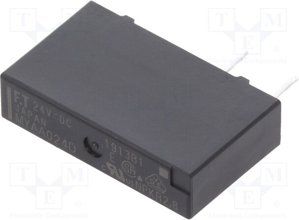 FTR-MYAA024D, Реле: электромагнитное, SPST-NO, Uобмотки: 24ВDC, 5A/250ВAC, 5А