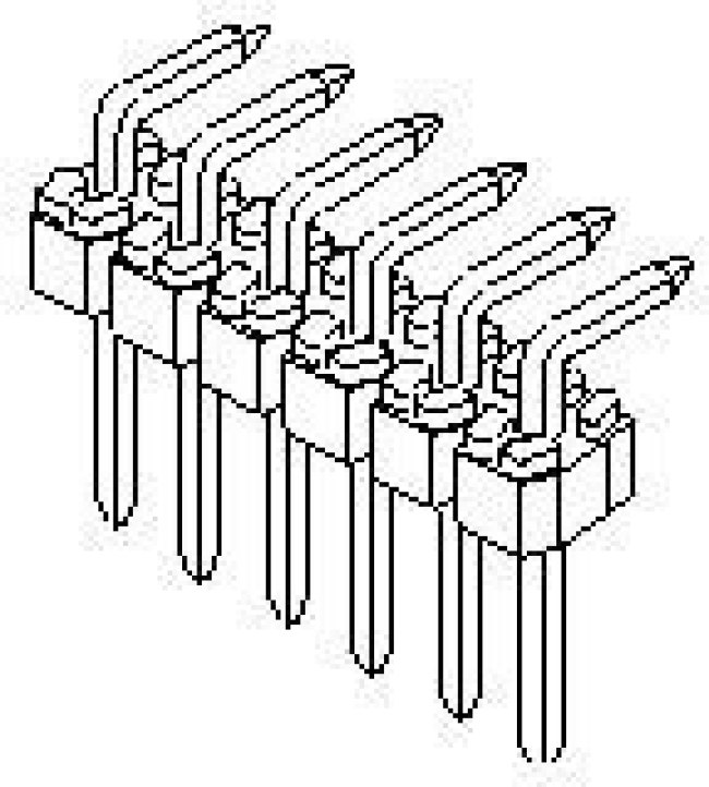 90121-0772, PCB Header, Male, 3A, 350V, Contacts - 12
