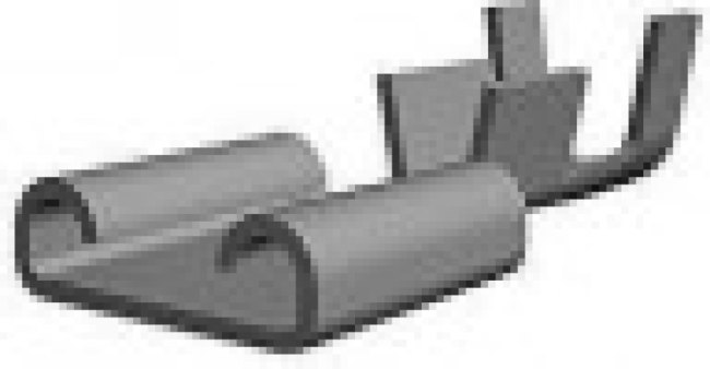 42437-5, Phosphor Bronze Crimp Terminal Housing 42437-5, Phosphor Bronze Crimp Terminal Housing