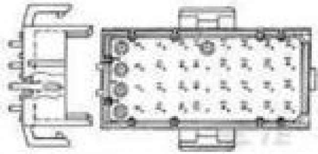 640499-2, Conn Shrouded Header (4 Sides) HDR 4 POS 4.2mm Solder ST Thru-Hole Bag 640499-2, Conn Shrouded Header (4 Sides) HDR 4 POS 4.2mm Solder ST Thru-Hole Bag