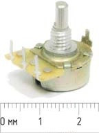 Резистор переменный поворотный 10к\А\18мм\ВС- 3d4x12\СП3-4бм; №4688 РПвр 10к\А\18мм\ВС- 3d4x12\СП3-4