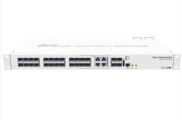 Коммутатор MikroTik CRS328-4C-20S-4S+RM 20SFP 4SFP+ управляемый