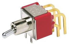 7301MD9ABE, Switch Toggle ON None ON 3PDT Round Lever PC Pins 20VAC 20VDC 0.4VA PC Mount with Bracket Medical Bulk 7301MD9ABE, Switch Toggle ON None ON 3PDT Round Lever PC Pins 20VAC 20VDC 0.4VA PC Mount with Bracket Medical Bulk