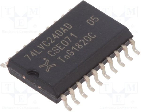 74LVC240AD,112, IC: digital; buffer,inverting,line driver; Ch: 8; CMOS,TTL; SMD 74LVC240AD,112, IC: digital; buffer,inverting,line driver; Ch: 8; CMOS,TTL; SMD
