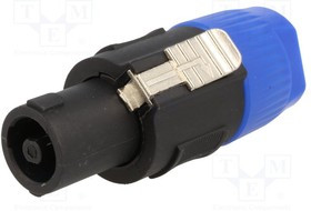 FM1250, Вилка, для громкоговорителей, "мама", PIN: 4, на провод