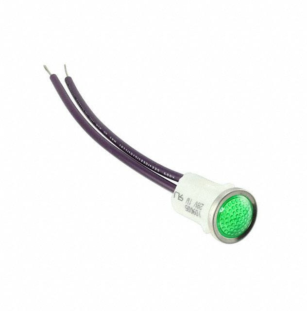 1090D5-28V, Panel Mount Indicator Lamps INCND PMI W/WIRE