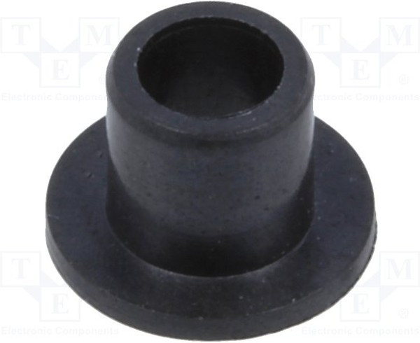 XFM-0304-05, Опорная втулка, Верс с юбкой, Внешн.диам 4,5мм, L 5мм, черный XFM-0304-05, Опорная втулка, Верс с юбкой, Внешн.диам 4,5мм, L 5мм, черный